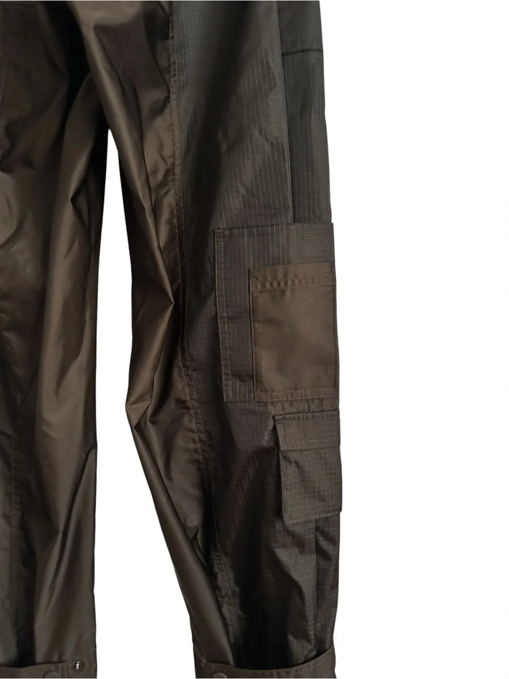 Alo Yoga Blaze Trouser Pants Espresso Brown Ripstop Utility Straight Size XS
